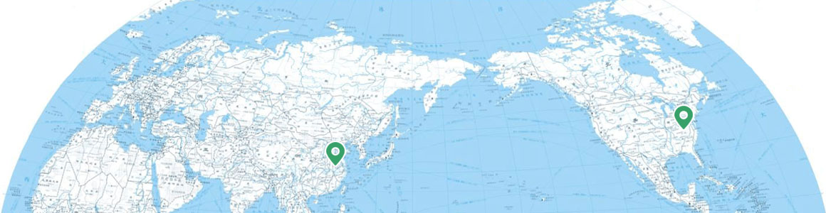 World Map showing AlphaChoreo office locations